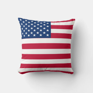 USA American Flag Stars and Stripes Cushion