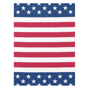 USA American Flag Stars and Stripes Tablecloth