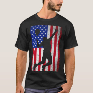 Usa american flag tennis for men women T-Shirt