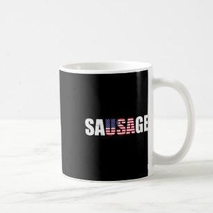 Usa American Sausage Funny Coffee Mug