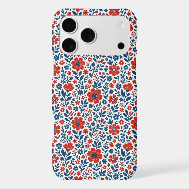 USA/American themed floral pattern (Back)