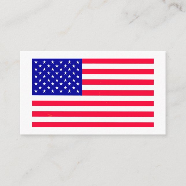 USA American US Flag Enclosure Card (Front)