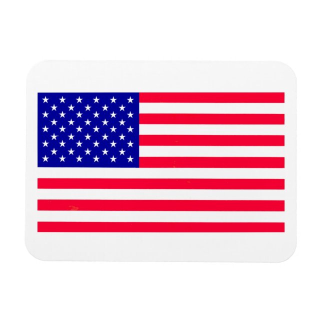 USA American US Flag Flexible Photo Magnets (Horizontal)