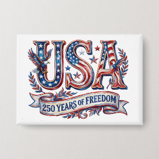 USA America's 250th Anniversary Button