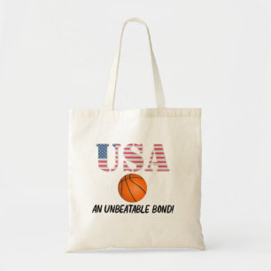 USA and Basketball - Unbeatable Bond!  Tote Bag