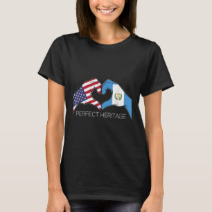 Usa And Guatemala Guatemalan American Perfect Heri T-Shirt