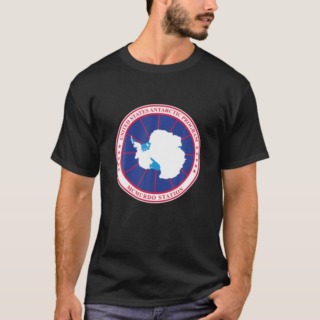 USA Antarctic Program Antarctica T-Shirt (Front)