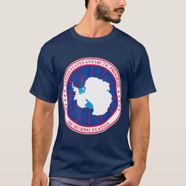 USA Antarctic Program Antarctica T-Shirt (Front)