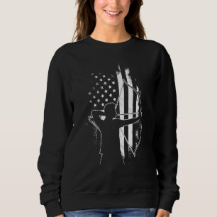 Usa Archer America Longbow Archery Sweatshirt