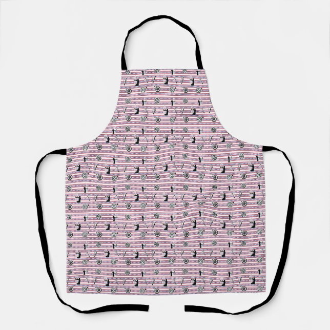 USA Archery Silhouette Pattern Apron (Front)