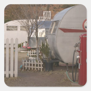 USA, Arizona, Bisbee: Shady Dell Motel, All Square Sticker