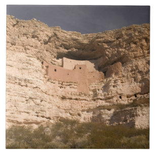 USA, Arizona, Camp Verde: Montezuma Castle Ceramic Tile