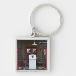 USA, Arizona. Chloride Ghost Town, old gas Key Ring
