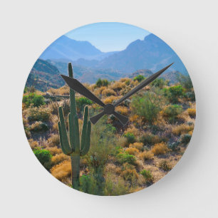 USA, Arizona. Desert View Round Clock