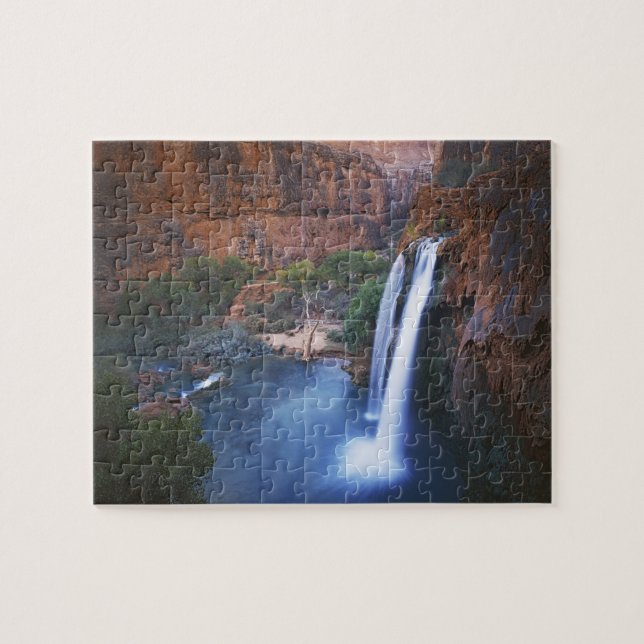 USA, Arizona, Grand Canyon, Havasu Falls Jigsaw Puzzle (Horizontal)