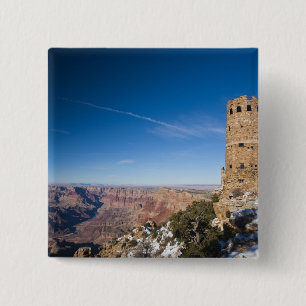 USA, Arizona, Grand Canyon National Park. Desert 15 Cm Square Badge