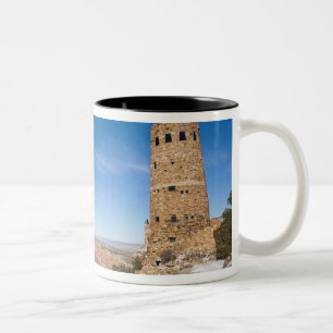 USA, Arizona, Grand Canyon National Park. Desert Two-Tone Coffee Mug