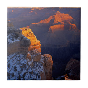 USA, Arizona, Grand Canyon National Park, Winter Ceramic Tile