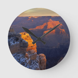 USA, Arizona, Grand Canyon National Park, Winter Round Clock