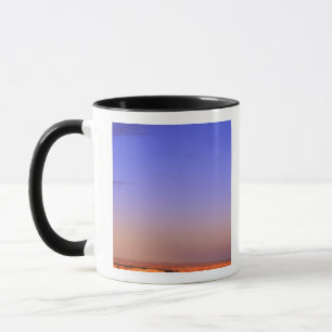 USA, Arizona, Grand Canyon NP. Moon in sky as Mug