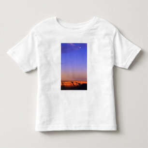 USA, Arizona, Grand Canyon NP. Moon in sky as Toddler T-Shirt