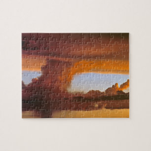 USA, Arizona, Grand Canyon NP. Sunset creates Jigsaw Puzzle