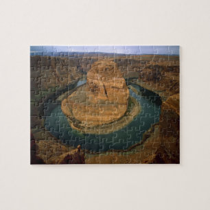 USA, Arizona. Horseshoe Bend showing erosion by Jigsaw Puzzle