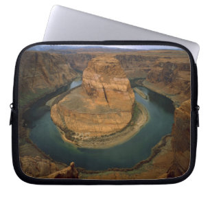 USA, Arizona. Horseshoe Bend showing erosion by Laptop Sleeve