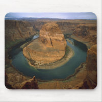 USA, Arizona. Horseshoe Bend showing erosion by