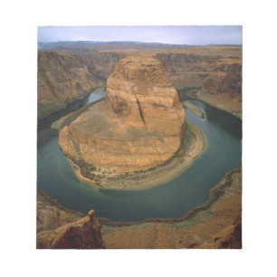 USA, Arizona. Horseshoe Bend showing erosion by Notepad