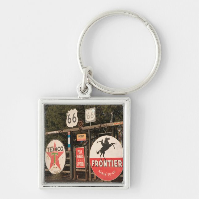 USA, Arizona, Sedona: Antique Advertising Signs Key Ring (Front)
