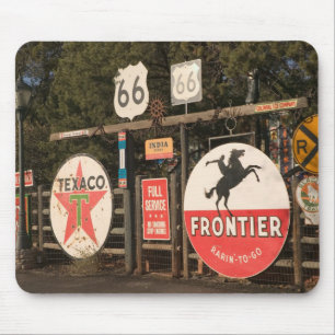 USA, Arizona, Sedona: Antique Advertising Signs Mouse Pad