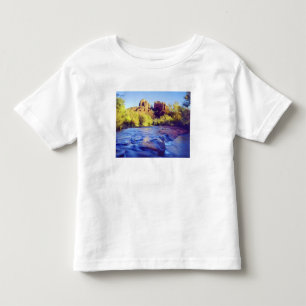 USA, Arizona, Sedona. Cathedral Rock reflecting 2 Toddler T-Shirt