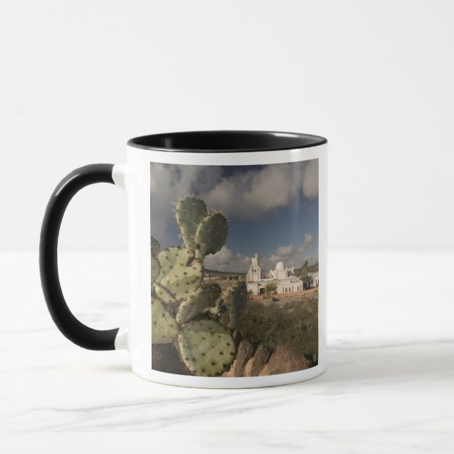 USA, Arizona, Tucson: Mission San Xavier del Bac 2 Mug (Left)