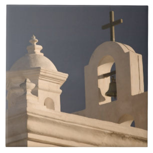 USA, Arizona, Tucson: Mission San Xavier del Bac Ceramic Tile