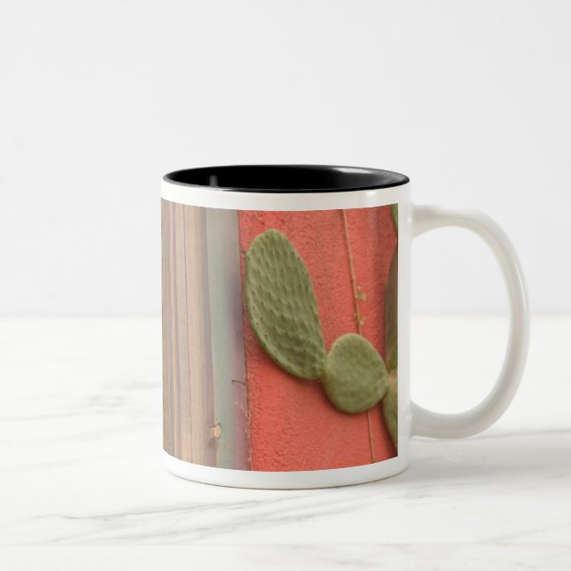 USA, Arizona, Tucson: Presidio Historic District Two-Tone Coffee Mug (Right)