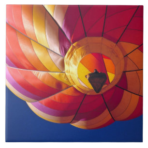 USA, Arizona, Val Vista. A colourful hot-air Tile