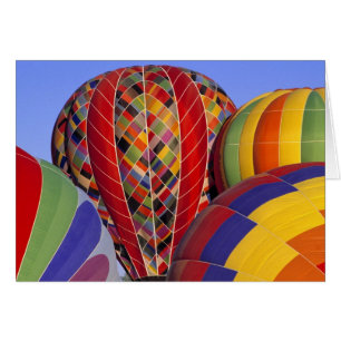 USA, Arizona, Val Vista. Colourful hot-air