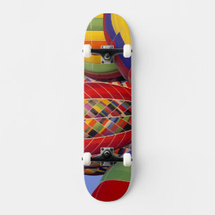 USA, Arizona, Val Vista. Colourful hot-air Skateboard