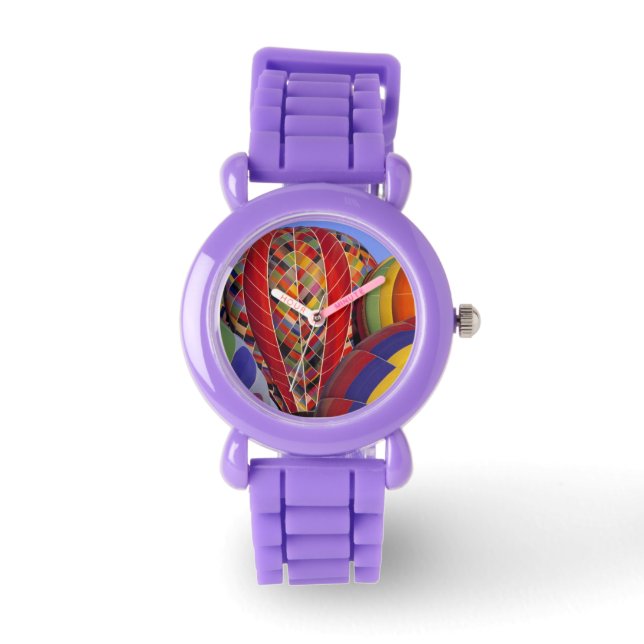 USA, Arizona, Val Vista. Colourful hot-air Watch (Front)