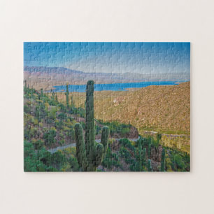 USA, Arizona. View From The Entrance To Tonto Jigsaw Puzzle