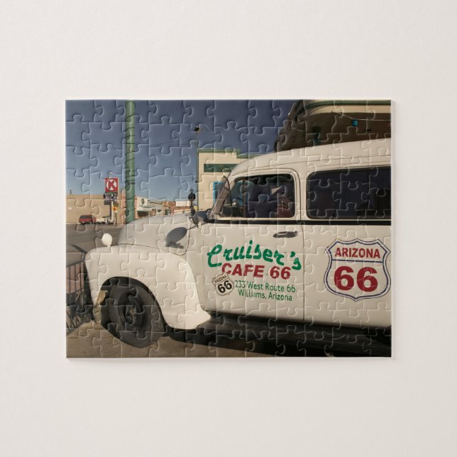 USA, Arizona, Williams: Cruisers Cafe 66 Old Jigsaw Puzzle (Horizontal)