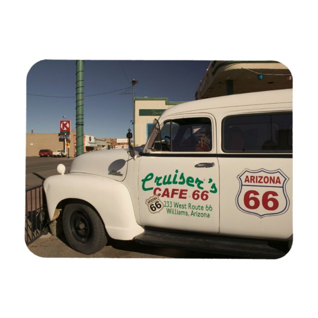 USA, Arizona, Williams: Cruisers Cafe 66 Old Magnet (Horizontal)