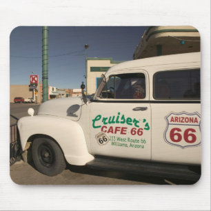 USA, Arizona, Williams: Cruisers Cafe 66 Old Mouse Pad