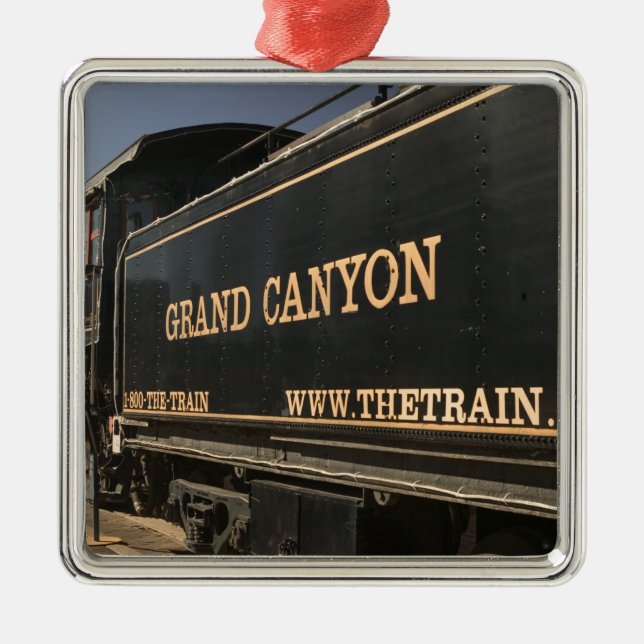 USA, Arizona, Williams: Grand Canyon Railroad Metal Ornament (Front)