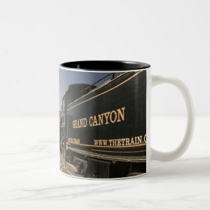 USA, Arizona, Williams: Grand Canyon Railroad Two-Tone Coffee Mug
