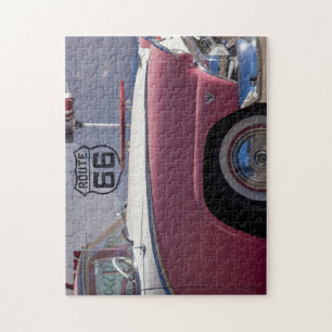 USA, Arizona, Williams. Rt. 66 Town, 1950's Jigsaw Puzzle