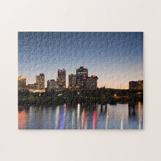 USA, Arkansas, Little Rock, City Skyline Jigsaw Puzzle (Horizontal)