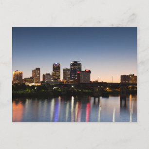 USA, Arkansas, Little Rock, City Skyline Postcard