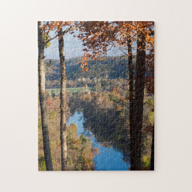 USA, Arkansas, War Eagle, Hobbs State Park Jigsaw Puzzle (Vertical)